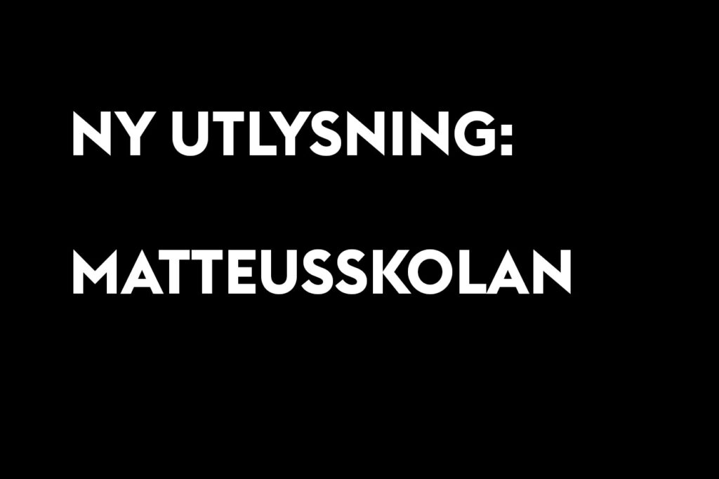 Cover Image for Utlysning gestaltningsuppdrag
